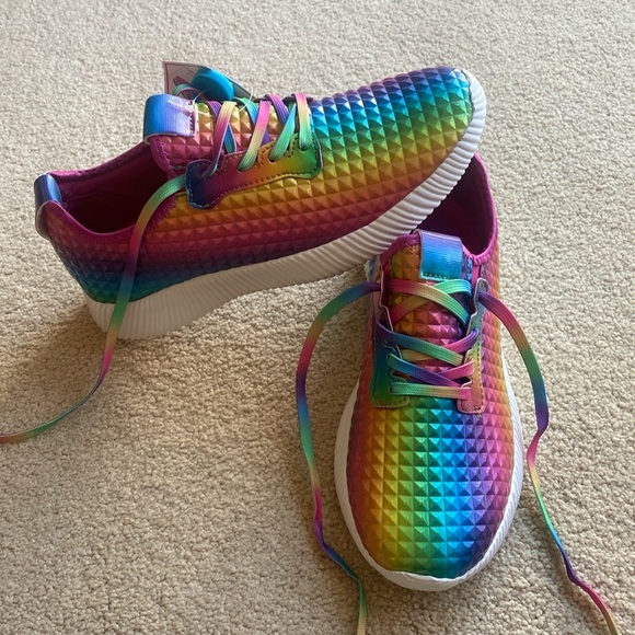 NWT FREEWALK Air-Cooled Foam Rainbow Super Lightweight Walking Shoes in Size 9 - Picture 2 of 13